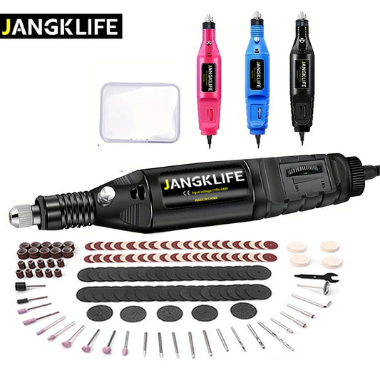 12V Mini  Drill Electric Carving Pen Variable Speed   Drill Rotary Tools Kit Engraver Pen for Grinding Polishing，