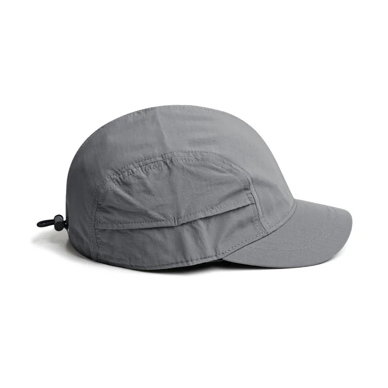 No-EN-Name-Null Outdoor Japanese Unisex Adjustable-Fit Adults Nylon UV Protection Quick-Drying Baseball Caps/Colors-Gray/Black/Beige/Red