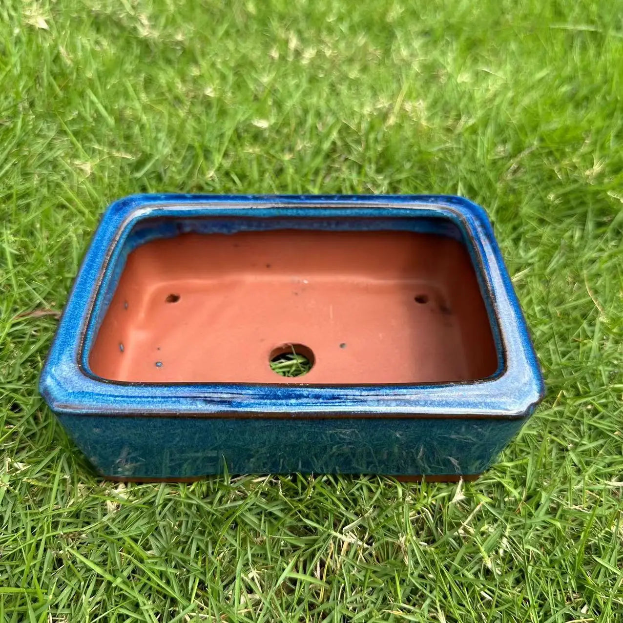 No-EN-Name-Null Multiple Shapes Small-Medium-Size Ceramic Handmade Purple Sand Bonsai Desktop Corrosion-Resistant Flowerpots Planters /Colors-Purple/Brown/Blue/Black/Multicolor