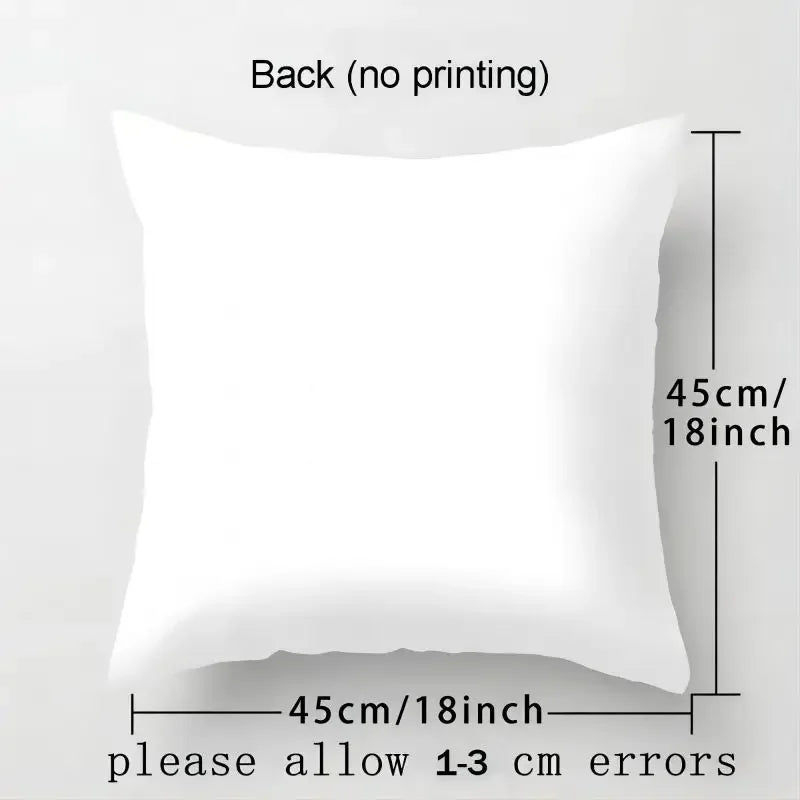 No-EN-Name-Null Soft Woven Polyester Fabric Square Printed Cute Cartoon Dachshund Pillowcases/Colors-Animal/White/Brown/Blue/Pink/Multicolor/Black/Handwash Only