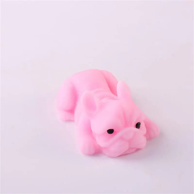 No-EN-Name-Null Kids Multicolor Mini Mochi Squishy Soft Cute Papa Pug Puppies-Cats-Pigs Animals Stretching Pinching Squeeze Plastic-Rubber Activity Toys /Colors-Brown/Black/Light Blue/Pink/White/Yellow/Multicolor/Ages: Over 6 Years Old-Adults