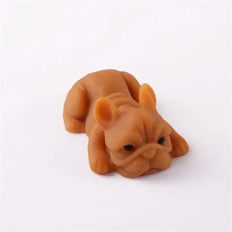 No-EN-Name-Null Kids Multicolor Mini Mochi Squishy Soft Cute Papa Pug Puppies-Cats-Pigs Animals Stretching Pinching Squeeze Plastic-Rubber Activity Toys /Colors-Brown/Black/Light Blue/Pink/White/Yellow/Multicolor/Ages: Over 6 Years Old-Adults