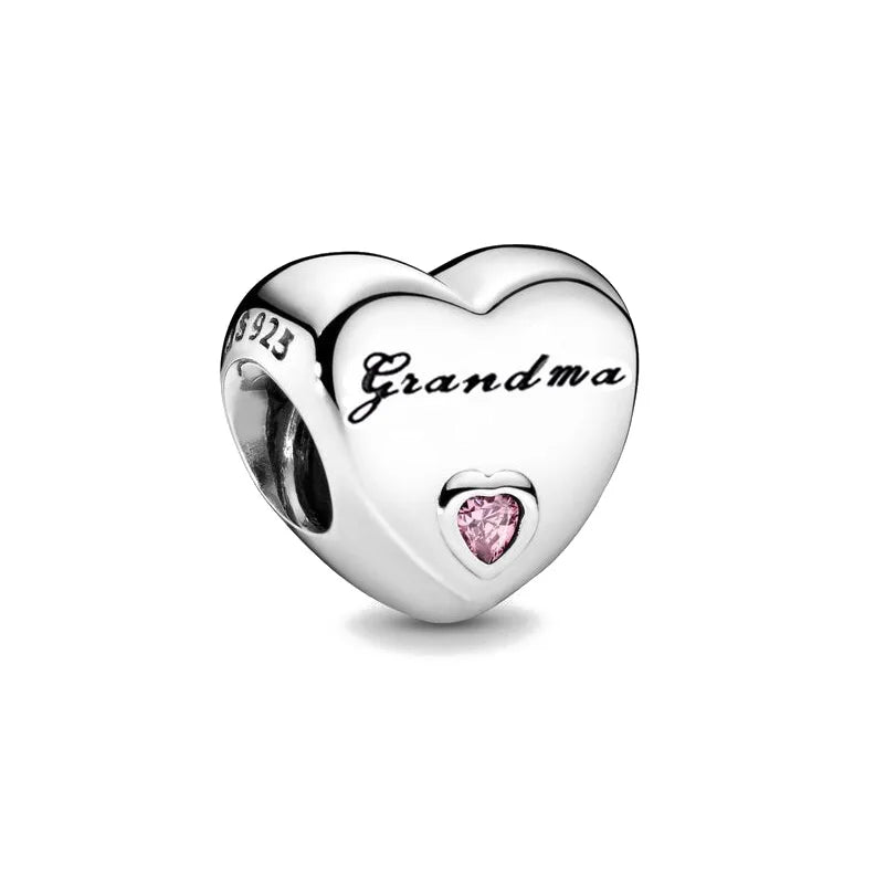 DISNEY Imitation Sterling Silver Metal-Gold-Plated Enamel Clear White Zircon Stones Beads Fine Imitation Fits Pandora Bracelets Charms-Pendants/Colors-Silver/Gold/Clear/Multicolor/Animal
