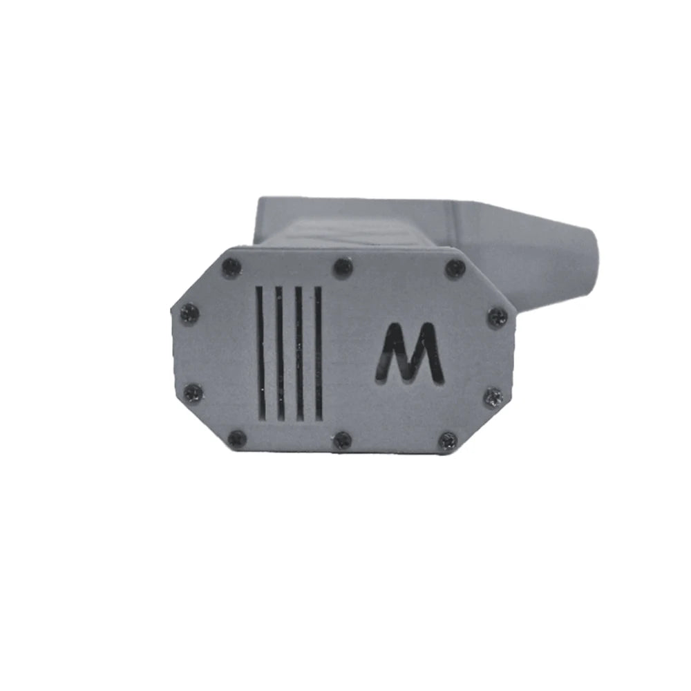ISFRIDAY Mini Handheld Quiet Geometric Gray-Black Turbo Jet Air Flow Powerful High-Speed Blower Powered Hand Fans-Misters /Type-C Fast Charging Port
