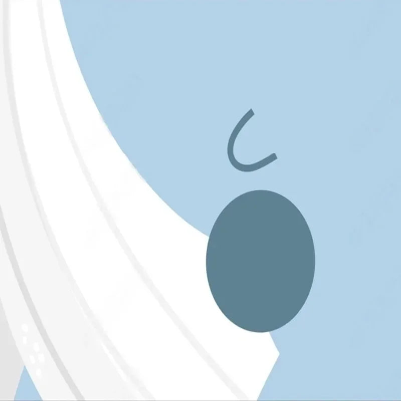 JIADOU Modern Kids Customized Waterproof Hand-Painted Mural White Half Moon-White Clouds-Blue Starry Night Sky-Two Blue-White Whales-Swimming In The Ocean Design Wallpaper/Requires Paste