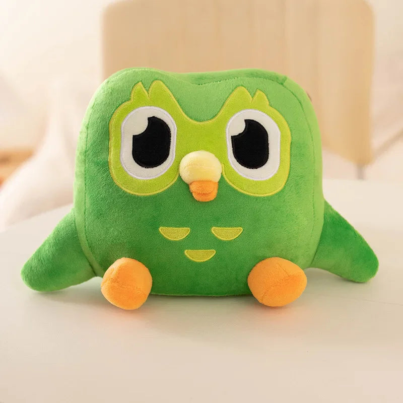 No-EN-Name-Null Adults MOVIE-TV Cute Cartoon Green Soft Chubby Owl Cotton Filling Stuffed Animals /Ages: 18 Years Old-Adults
