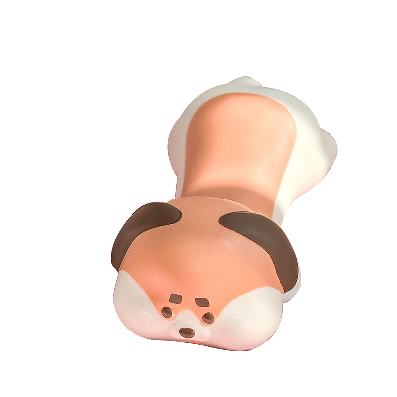 FENGKUABAO Customized Cute Adorable Panda-Duck-Dog-Cat-Pig-Rabbit-Shiba Inu-Frog Animal Shaped Soft Comfortable Silicone Ergonomic Support Wrist REST Computer-Laptop Mouse Pads/Colors-White/Pink/Yellow/Multicolor/Animals