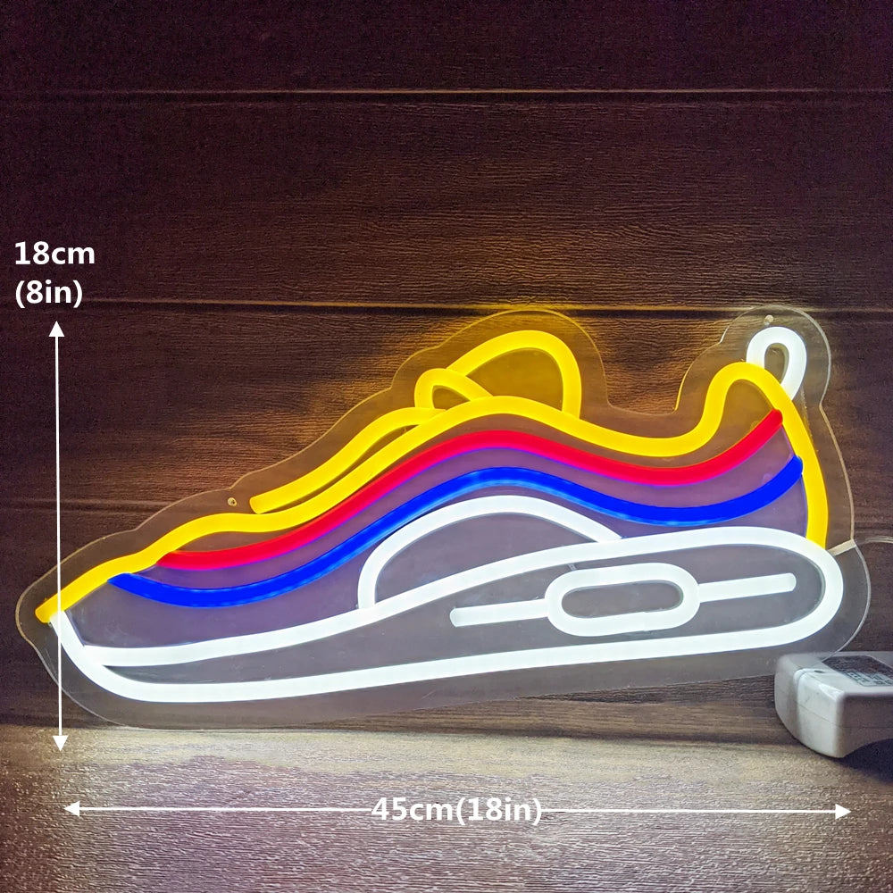 DELINEON Indoor Free Standing Adjustable Acrylic-Silicone LED NEON Blue Bicycle Shaped Wall-Mounted NEON Signs/Colors-Pink/White/Blue/USB-DC Powered/Dimmer Switch/Paste Hook-2 Hooks/Transparent Line/Power Cord/Meta Chain