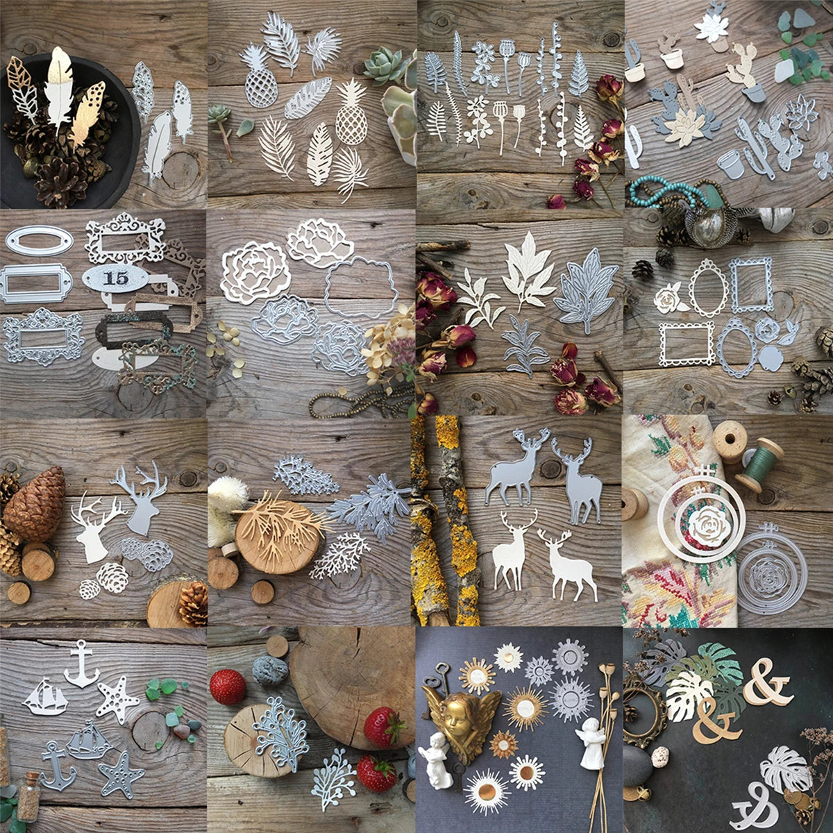 No-EN-Name-Null DIY Album Paper Crafts-Scrapbook-Punch Out Stencils-Craft Die Steel Metal Craft Cutter-Embossers