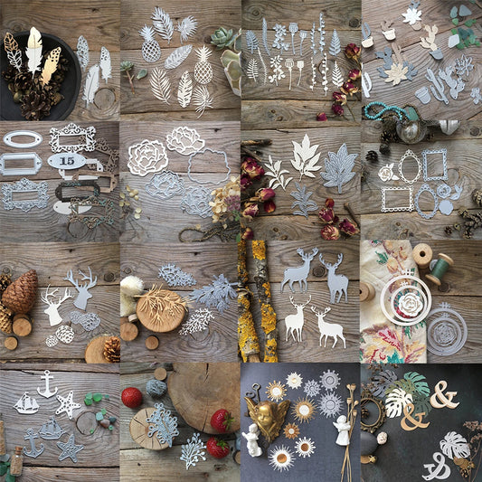 No-EN-Name-Null DIY Album Paper Crafts-Scrapbook-Punch Out Stencils-Craft Die Steel Metal Craft Cutter-Embossers