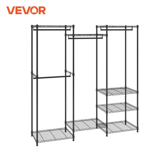 No-EN-Name-Null Modern Black Steel Metal Customized Coat-Garment Racks