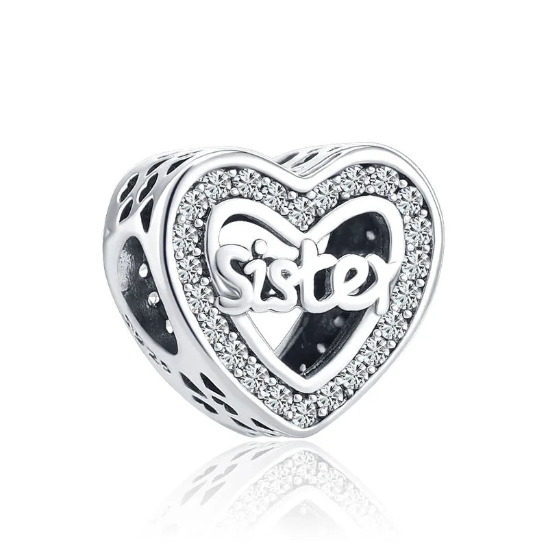 DISNEY Imitation Sterling Silver Metal-Gold-Plated Enamel Clear White Zircon Stones Beads Fine Imitation Fits Pandora Bracelets Charms-Pendants/Colors-Silver/Gold/Clear/Multicolor/Animal