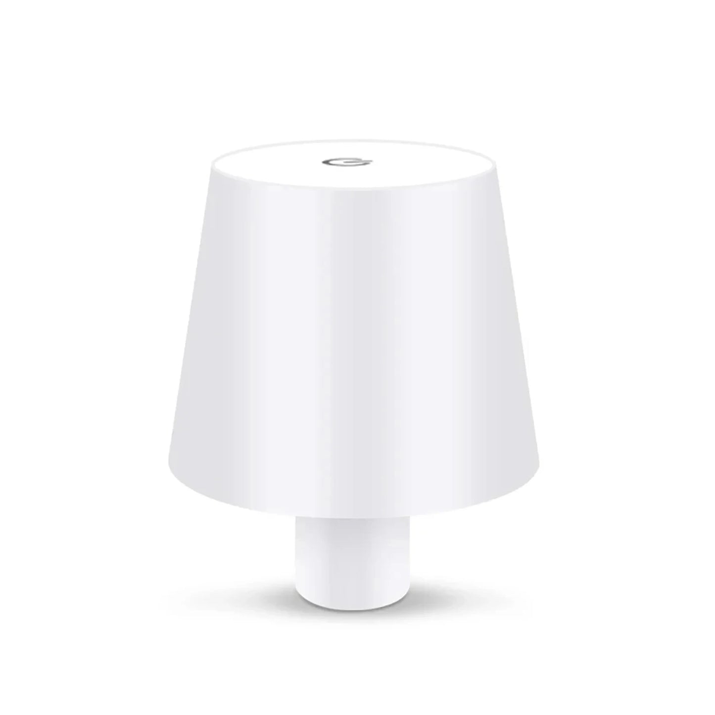 No-EN-Name-Null Modern Black-White Removable Plastic Striped Shade-Round Tubular Cylindrical Metal Square Shaped Bottom Dimmable Warm-Cool White LED 3-Level Brightness USB Rechargeable Adjustable Hose-Clip Table Desk Lamps/Colors-Black/White