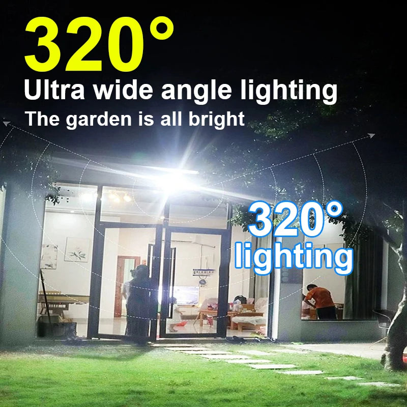 PAWEINUO Outdoor Waterproof Remote Control Dimmable Long Black Rectangle Plastic Body Three Large Built-In Aluminum Battery Wide Angle Cool White LED Human Body Induction Solar-Powered Landscape Pathway Lighting /Colors-Black/Sliver/White