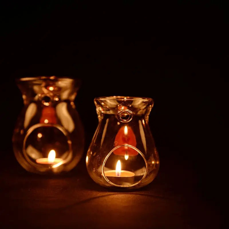 No-EN-Name-Null Transparent Crystal Glass Candle Holders
