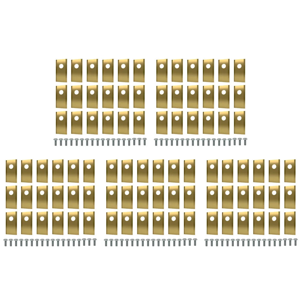 18/36/54/90PCS Blades Replacement Lawn Mower Parts For Worx Landroid Robotic Lawnmower Stainless Steel Cutter Blade Screws Set