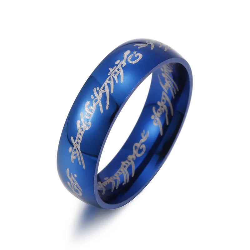 Women Metal Imitation Geometric 5 Colors Changing Romantic Feelings Temperature Mood Band Rings/Ring Sizes: 5-6-7-8-9-10-11-12/Colors-Green/Blue/Gold/Multicolor/Geometric
