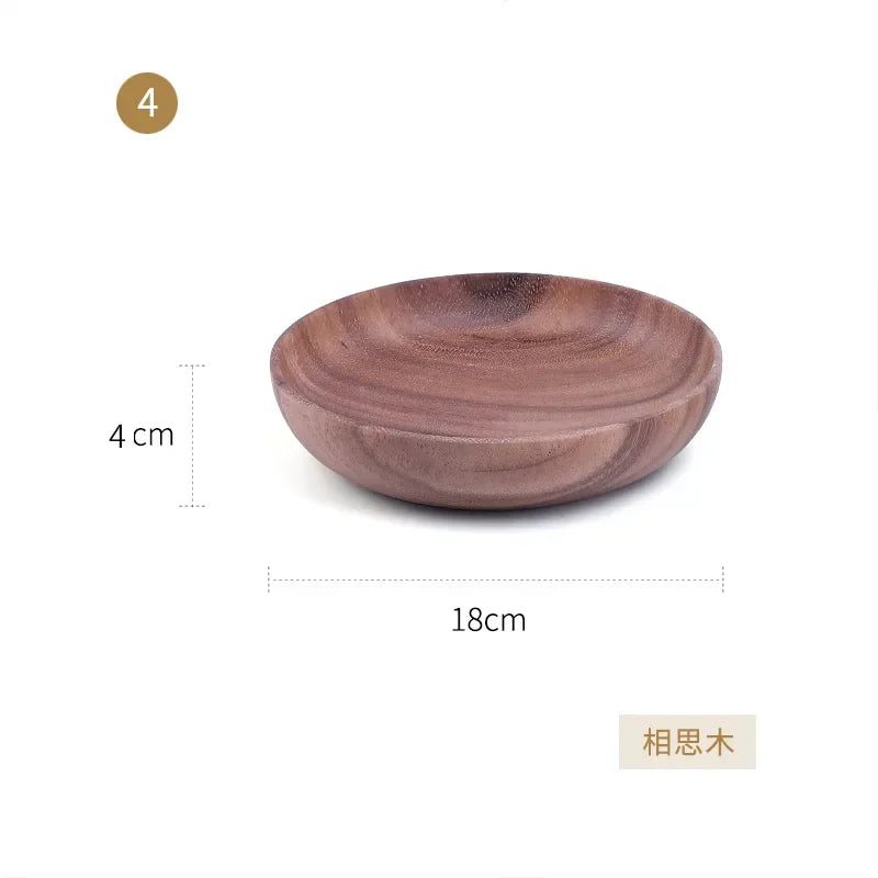 Kitchen  Brown Wooden Bowls