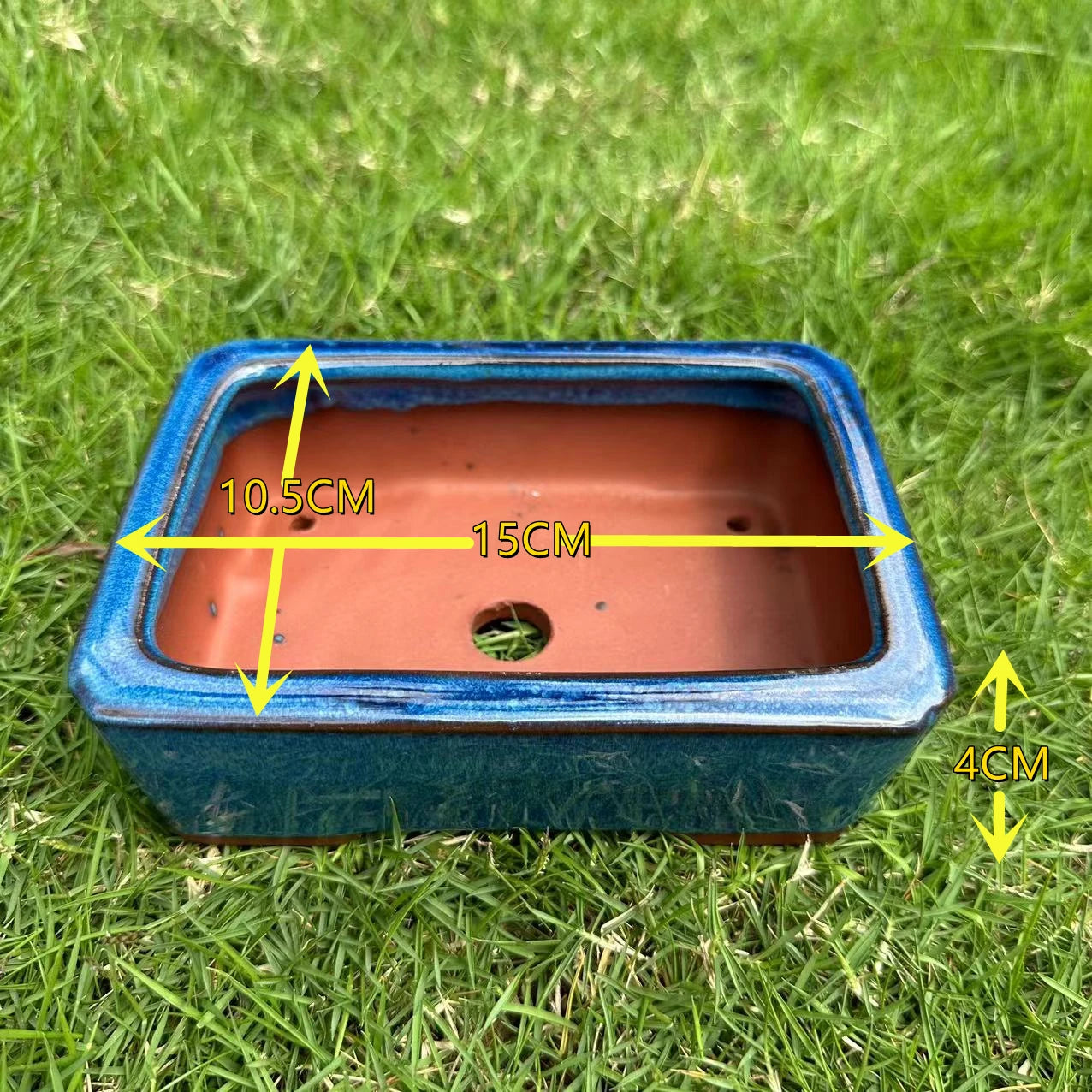 No-EN-Name-Null Multiple Shapes Small-Medium-Size Ceramic Handmade Purple Sand Bonsai Desktop Corrosion-Resistant Flowerpots Planters /Colors-Purple/Brown/Blue/Black/Multicolor