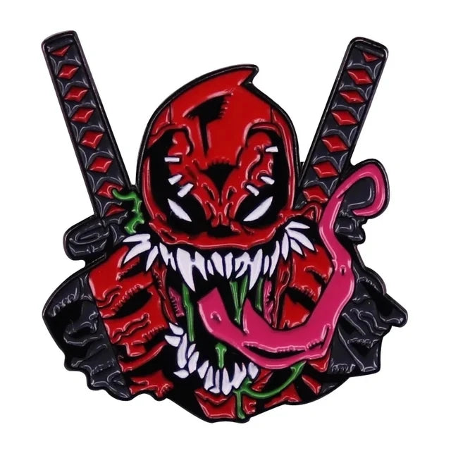 POTDEMIEL Marvel US TV-Movies Series Enamel Multicolor Cartoon Anime LOVERS Metal Alloy Imitation Brooches-Lapel Pins/Colors-Red/Yellow/Orange/Purple/Gold/White/Multicolor/Geometric/Animals
