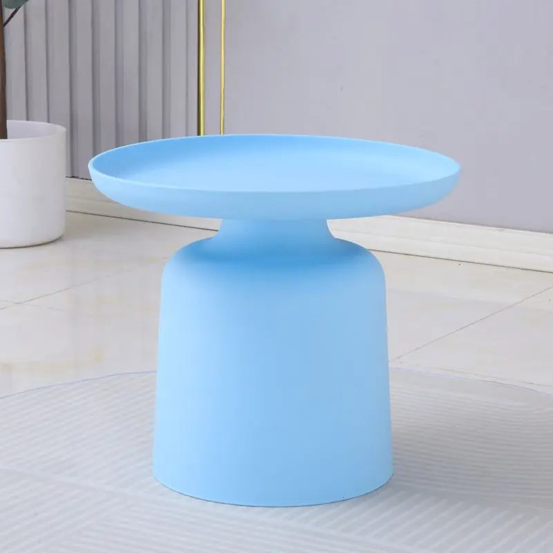 No-EN-Name-Null Modern Small Simple Hard White Plastic Round Shaped Living Room Coffee Tables/Colors-White/Blue/Green/Yellow/Black