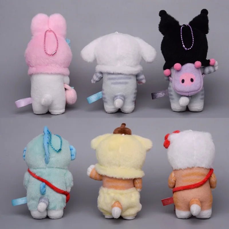 MINISO Teens-Adults Japanese Sanrio Co Shark Cat-Ugly Fish Soft Plush Polyester Fabric Cotton Stuffed Animal Toys/ Colors-Multicolor/Blue/Yellow/Pink/White/Black/Striped/Animal/Ages: 13-18 Years Old-Adults