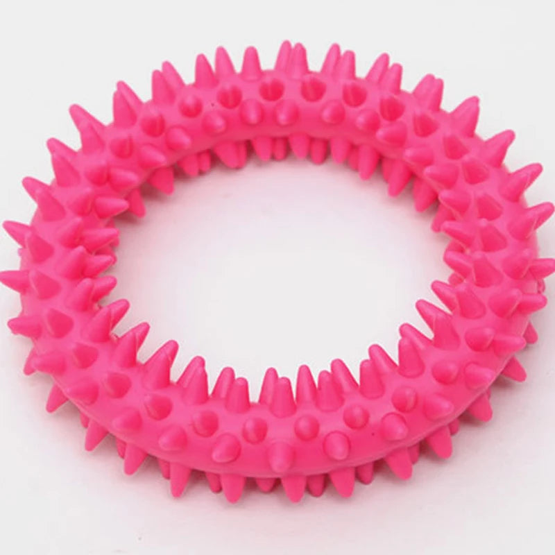 Preschool Rainbow Green Round Plastic Spiky Sensory Flexible Bracelet Ring Activity Toys/ Don't EAT/ Ages: 13-18 Years Old + Older/Colors-Pink/Blue/Green/Orange/Yellow/Multicolor