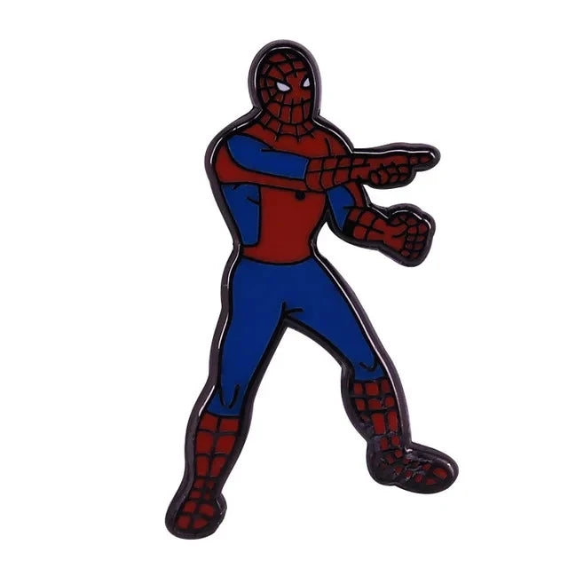 POTDEMIEL Marvel US TV-Movies Series Enamel Multicolor Cartoon Anime LOVERS Metal Alloy Imitation Brooches-Lapel Pins/Colors-Red/Yellow/Orange/Purple/Gold/White/Multicolor/Geometric/Animals