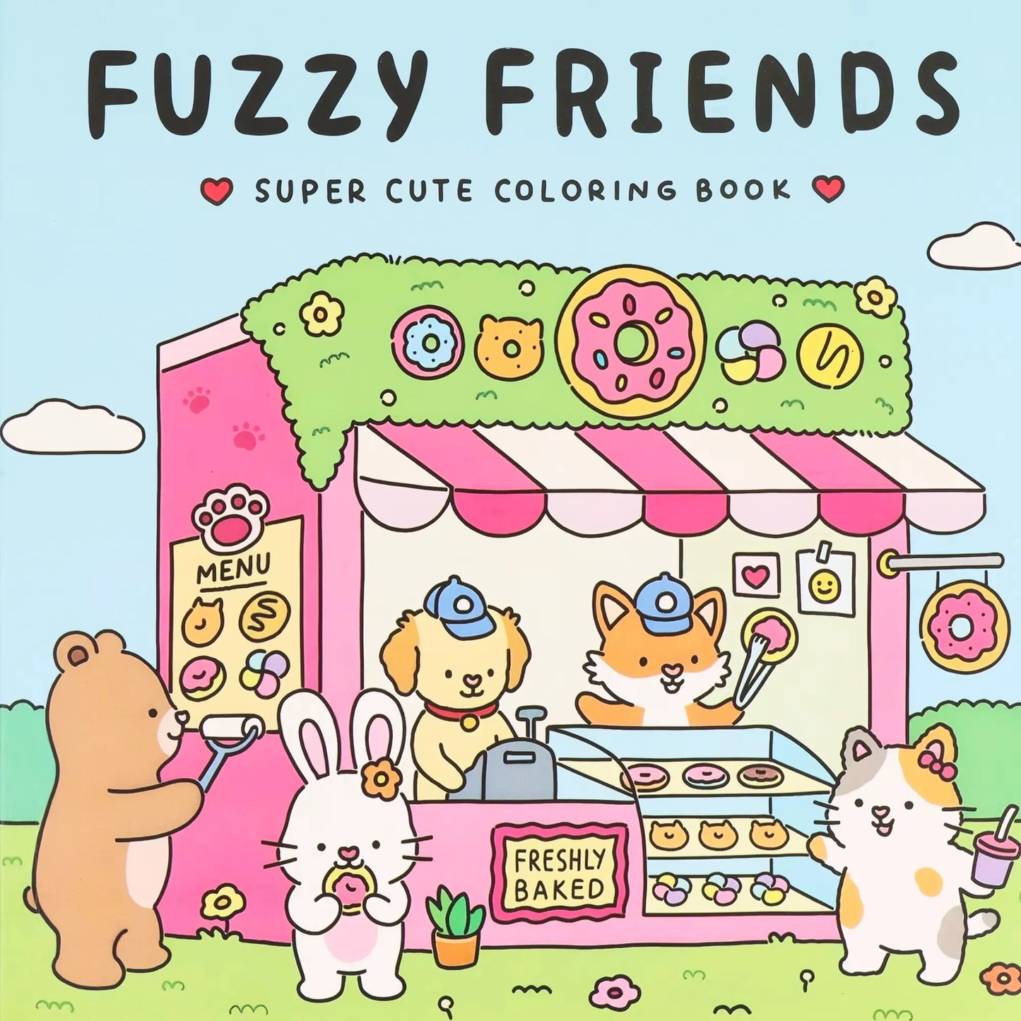 No-EN-Name-Null Adults English Paperback Hobbies-Interest-FUZZY HYGGE Super Cute Animal Cozy Christmas-Comfy Days-Fuzzy Friends-Fuzzy Hygge Christmas Vibes-Hygge Christmas Cute Cozy Christmas-Bold-Easy Cozy Christmas Coloring Books-Pads