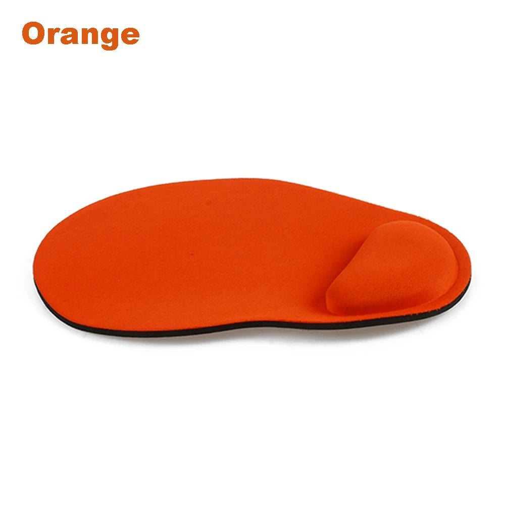 OKDEALS Customized Shapes Free-Form Soft Comfortable Leather Solid Rainbow Color Rectangle Shaped Foam Sponge Core Non-Slip Wrist Support REST Neoprene Rubber Base Gaming Mouse Pads