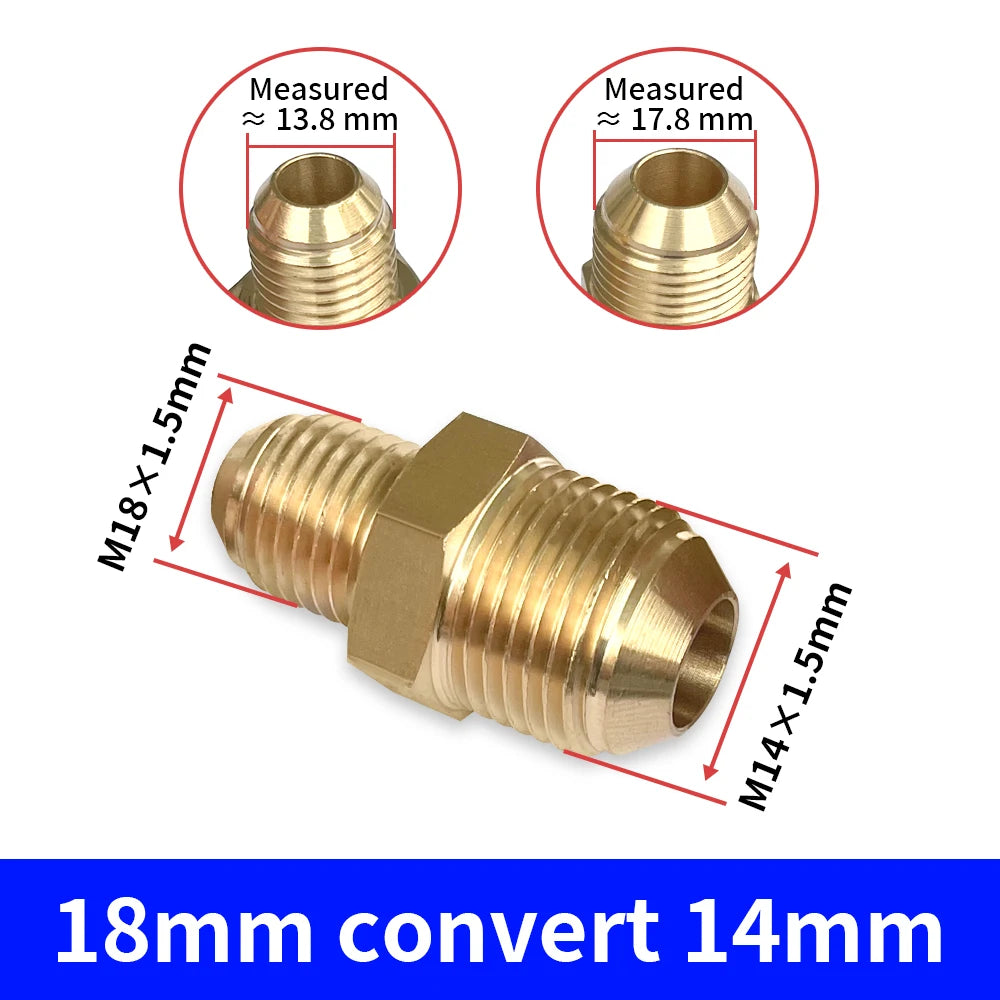KAIKARAI Gold-Silver Brass Thread Connector Male-Female Adaptor Converter Joints High Pressure Washer Guns-Garden Hose Fittings