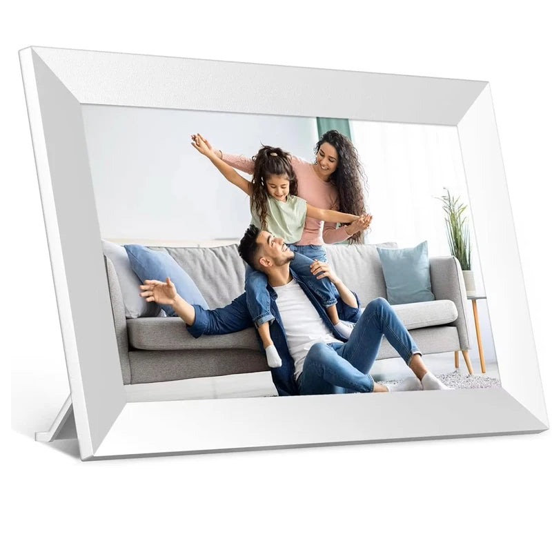 Digital Wireless-Instant Sharing 10.1 HD Touchscreen Photo Picture Frames/Holder Stand /Power Adapter/JPEG Image/WIFI-UBS/Wall Mount/Colors-Black/White