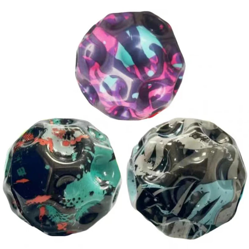 MUDDY PUDDLES Unisex Extreme Camouflage Synthetic Rubber Sports High Playground Bouncy Balls/Ages: 3-18 Years Old + Older /Colors-Multicolor/Camouflage/DON'T EAT
