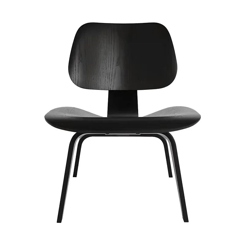 No-EN-Name-Null  Modern Integrated Wide Thick Curved Brown Hard Solid Plywood Armless Chairs/Colors-Brown/Beige/Black/Multicolor