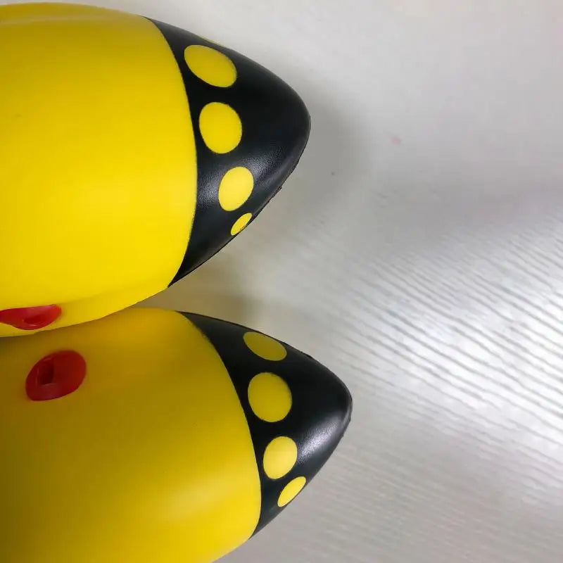 JUSENDA Kids Outdoor Multicolor Polyurethane Foam Rocket Missile Dart Flight Gliding Football Shaped Fun Sport Toys/Ages: 3 Years Old + Older/Colors-Red/Black-Yellow/Black/Dots/Striped/Multicolor