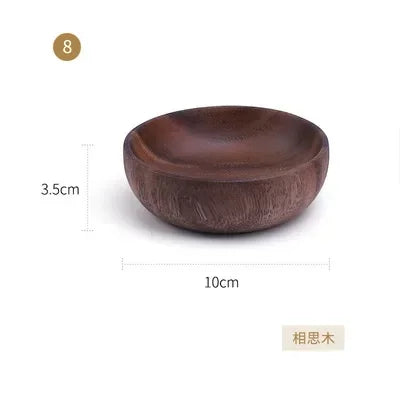 Kitchen  Brown Wooden Bowls