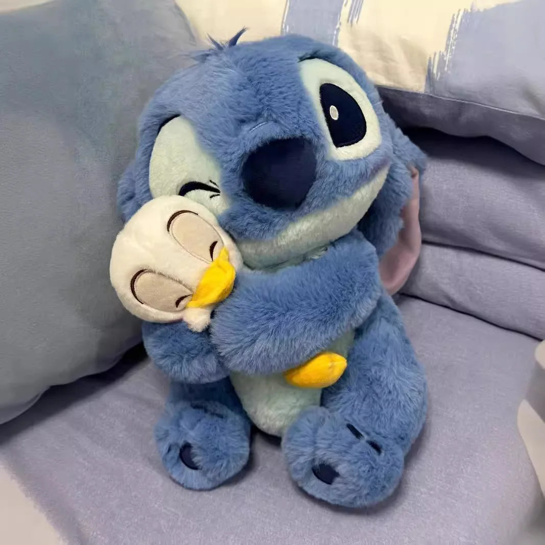 AOGER Teens-Adults Disney's Movie-TV Cute Cartoon Blue Stitch Shaped Soft Cotton Stuffed Animal Toys/Ages: 13-18 Years Old Adults