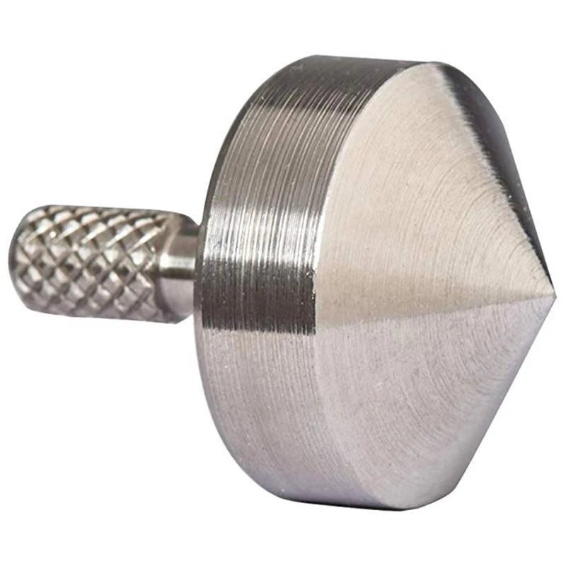 MUDDY PUDDLES Handheld Textured Surface Silver Metal Spinning Top Protruding Stem Activity Toys/Ages: 13-18 Years Old + Older/Colors-Silver/Gold/Gray/Multicolor