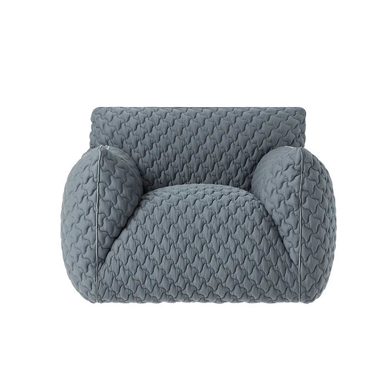 ZISIZ Modern Medium Soft Firmness U-Shaped Klein Fat Blue Soft Plush 3D Knitted Fabric Cushion Solid Wood Frame-Feet Loveseat Sofa Chairs/Colors-Burberry Green/Space Silver Gray/Reluctant Workaholic/Light Gray/Bright Turmeric/Crimson Dark Red