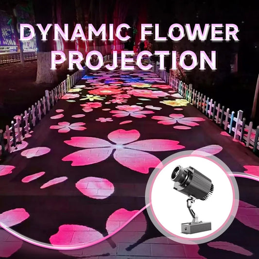 Waterproof Outdoor Custom Goldfish Cloud Pattern Dynamic Fish Light Dynamic Creative Projection Light
