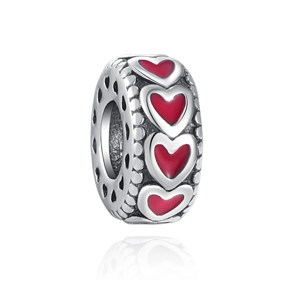 DISNEY Imitation Sterling Silver Metal-Gold-Plated Enamel Clear White Zircon Stones Beads Fine Imitation Fits Pandora Bracelets Charms-Pendants/Colors-Silver/Gold/Clear/Multicolor/Animal
