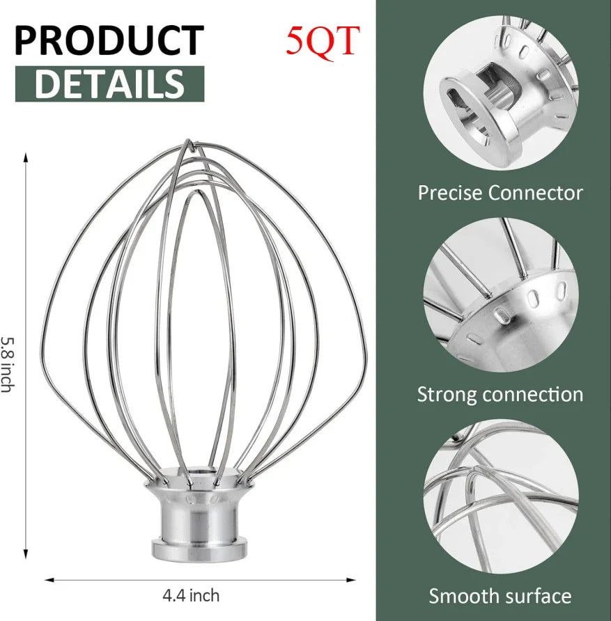 KitchenAid's Silver ATTACHMENT PARTS SETS for MIXER/NO MIXER