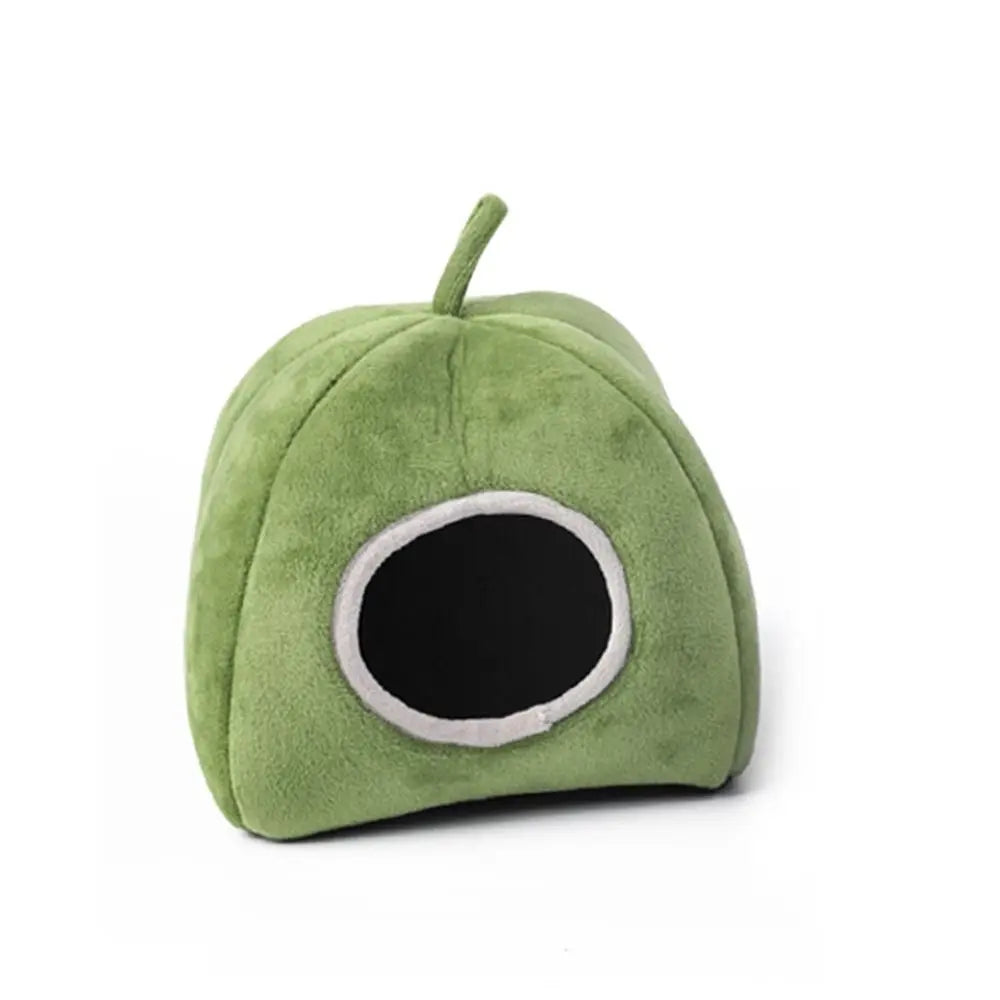 No-EN-Name-Null Moisture-Windproof Two Styles Green-Three Styles Gray Cotton-Flannel Soft Plush Synthetic Elastic Sponge Filling Fabric Body Pets Small Animals Habitats-Cages Anti-Skid Bottom Sleep Beds