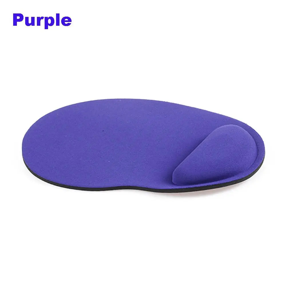 OKDEALS Customized Shapes Free-Form Soft Comfortable Leather Solid Rainbow Color Rectangle Shaped Foam Sponge Core Non-Slip Wrist Support REST Neoprene Rubber Base Gaming Mouse Pads