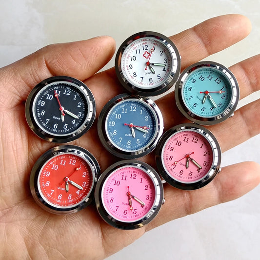 No-EN-Name-Null Unisex Round Heads Quartz Sterling Silver Alloy Case Glass Face Arabic Numeral Display Fob Pocket Watches