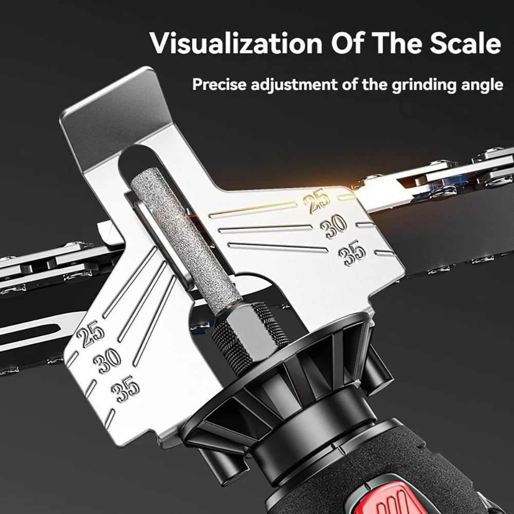 NULL Mini 12V Cordless Anti-Shaking Red-Black Plastic Body Adjustable 7 Speeds Keyless Chuck Rechargeable Battery-Powered Angle Steel Grit Grinding Head Chainsaw Sharpener Rotary Handheld Power Drills