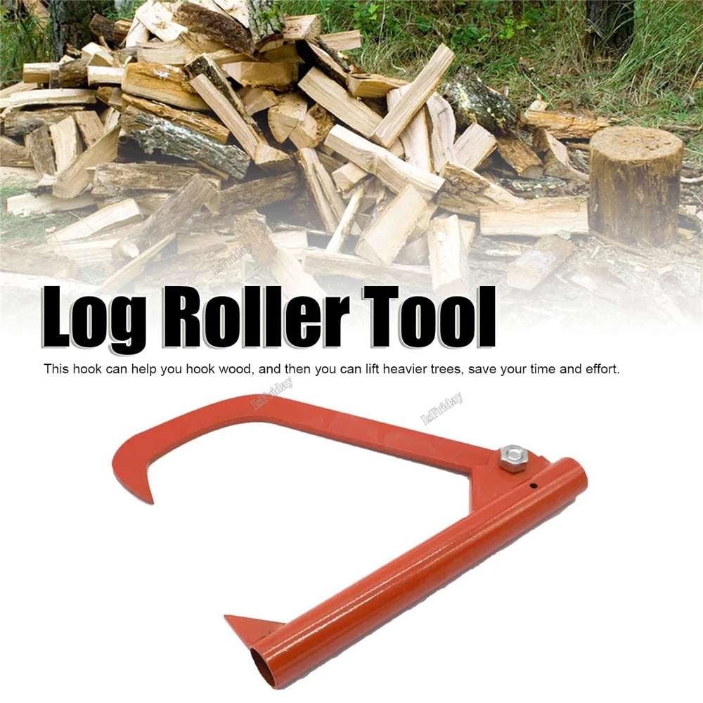 ISFRIDAY Without Handle Carbon Steel Metal Moving-Lifting Rustproof Log Roller Felling Lever Tools/Colors-Orange/Red/Silver/NO Handle