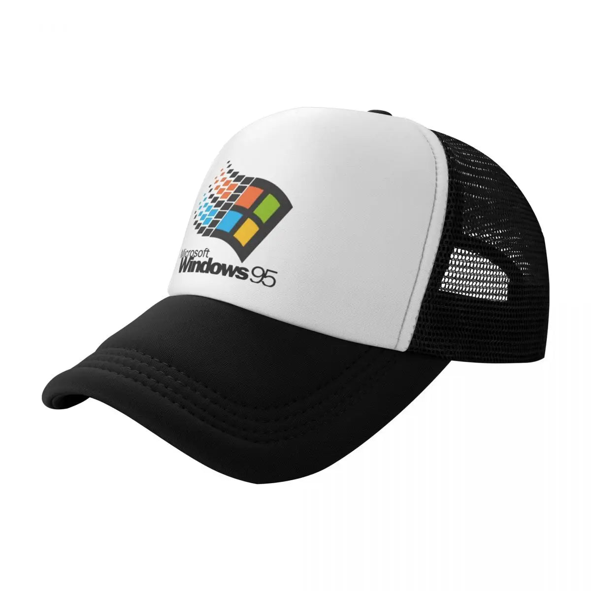 No-EN-Name-Null Unisex Adjustable Fit Adults Summer Windows 95 Geeks Mesh Baseball Caps/Colors-Red/Green/Pink/Blue/Orange/Yellow/Multicolor