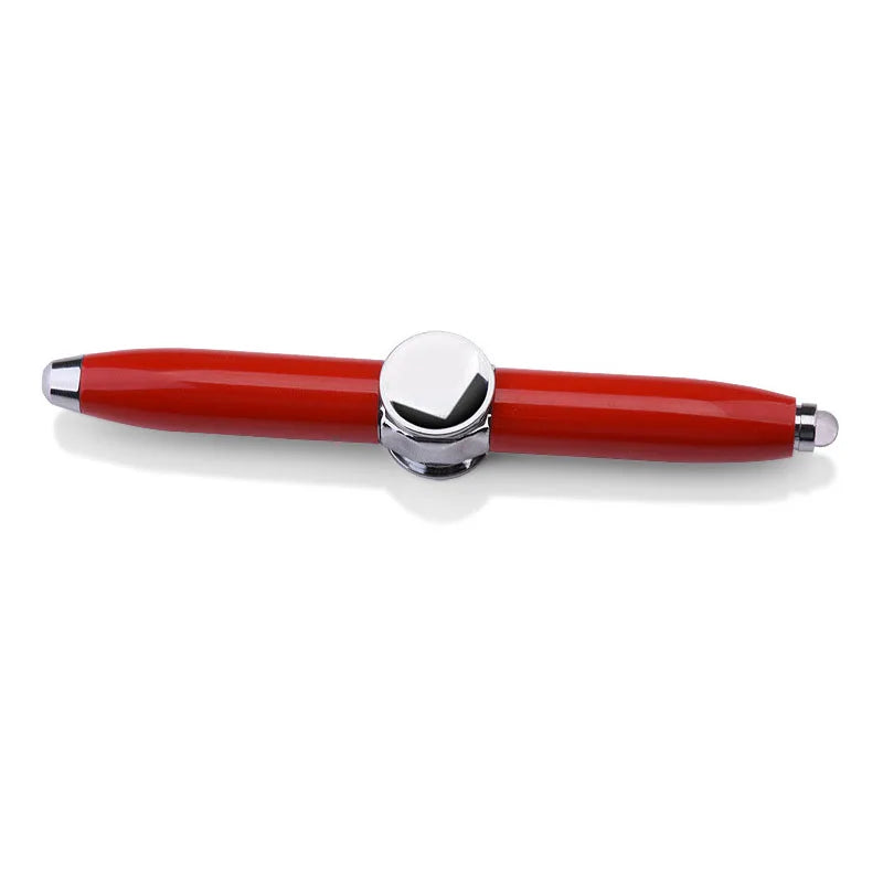 MUDDY PUDDLES Plastic-Metal EDC Spinning Fingertip Pens/Ages: 14-18 Years Old + Older /Colors-Silver/Bronze/Gold/Rose Gold/Black/Blue/Red