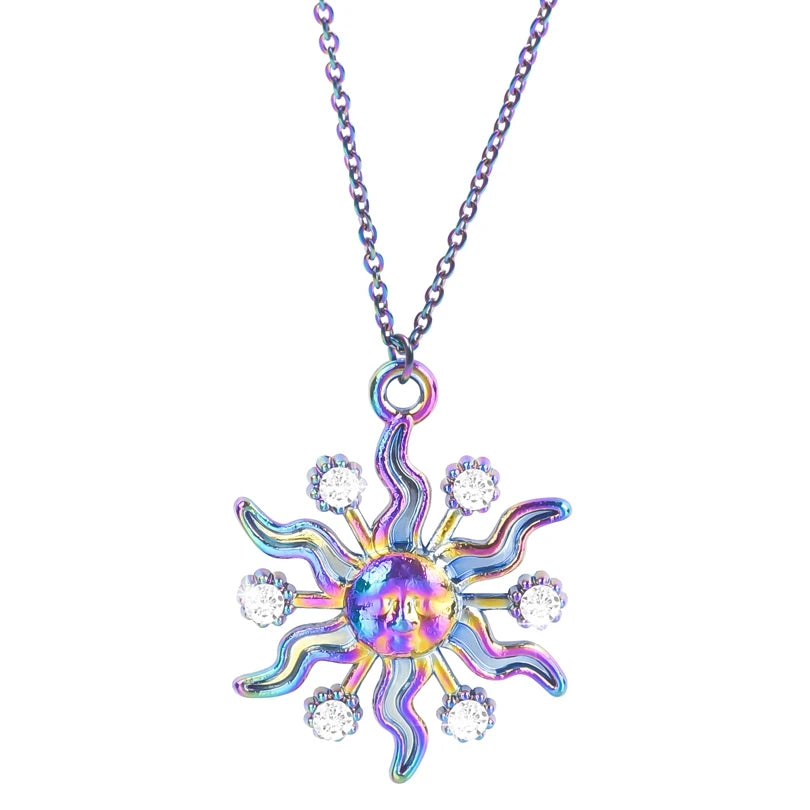 Adult's Multicolor Stainless Steel Imitation Necklaces